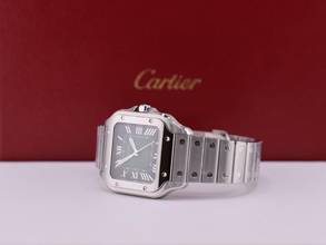 Thumbnail von Cartier Santos Medium Grün Zifferblatt Wssa0061 Neu 2026