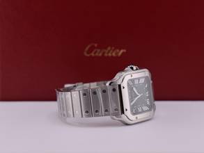 Thumbnail von Cartier Santos Medium Grün Zifferblatt Wssa0061 Neu 2026
