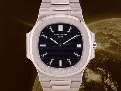 Patek Philippe Nautilus 3711/1g Super Rare White Gold Full Set 2006