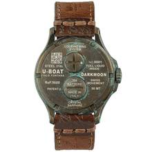 Thumbnail von U-Boat Herrenuhr Darkmoon Unico 9600/A Bronze PVD Beschichtung 46,5 mm Lederarmband gealtert und geprägt Full Set neu