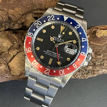 Rolex GMT-Master GMT-Master Pepsi - MATTE DIAL Vintage - ca. 1984 - Ref. M16750 - Revi 2022 revi papers from 2022