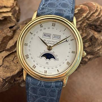 Blancpain Villeret Villeret Mondphase JB1735 - 18Kt Gelbgold - Ref. 6595