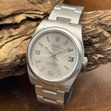 Thumbnail von Rolex Air King Oyster Perpetual Air King Rosé Index - FULLSET 2013 EU - Ref. 114200