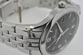 Thumbnail von Jaeger-LeCoultre Master Control Date Automatik Black Dial Q1548171 JLC Service 07/2026