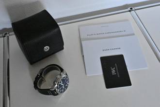 Thumbnail von IWC Fliegeruhr Chronograph Fliegerchronograph Pilots Chronograph IW388101 Blue Dial