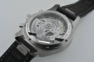 Thumbnail von IWC Fliegeruhr Chronograph Fliegerchronograph Pilots Chronograph IW388101 Blue Dial
