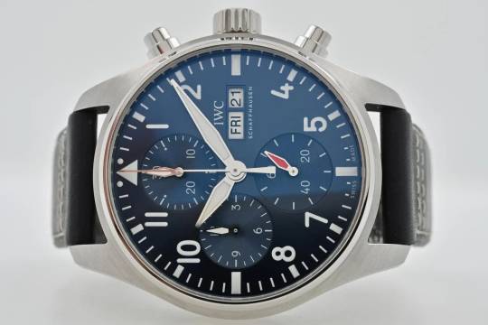 IWC Fliegeruhr Chronograph Fliegerchronograph Pilots Chronograph IW388101 Blue Dial