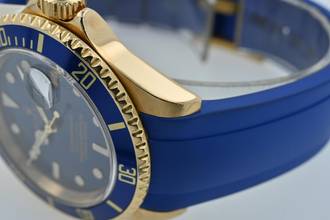 Thumbnail von Rolex Submariner Date 18k Yellow Gold 16618 F-Series Service 2018 Rubber B