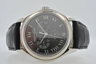 Thumbnail von Patek Philippe Annual Calendar 18k White Gold 5035G Patek Service 06/2026 LC100