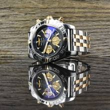 Thumbnail von Breitling Chronomat 44 Stahl / Roségold - Black Dial - Full Set - Automatik