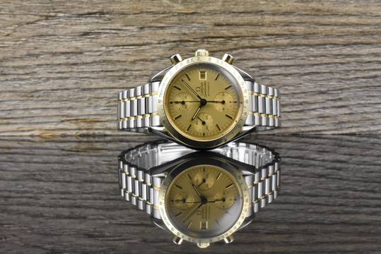 Omega Speedmaster Date 39MM - Automatik - VINTAGE - Steel Gold