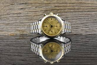 Thumbnail von Omega Speedmaster Date 39MM - Automatik - VINTAGE - Steel Gold