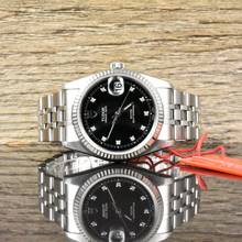 Thumbnail von Tudor Prince Date 74034N Diamond Dial - Stahl Weißgold Medium 34MM - Automatik