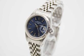 Thumbnail von Rolex Lady-Datejust mit blauem Zifferblatt