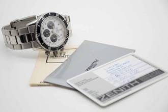 Thumbnail von Zenith El Primero Chronograph De Luca Chronograph 02.2310.400 mit Box & Papieren aus 1996