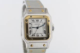 Thumbnail von Cartier Santos REF. 1172961//FULL SET//1996//STEEL/GOLD//#KS
