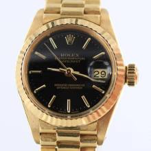 Thumbnail von Rolex Lady-Datejust REF.6917//FULL SET//1979//BLACK DIAL//VOLLGOLD//#809