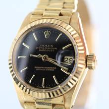 Thumbnail von Rolex Lady-Datejust REF.6917//FULL SET//1979//BLACK DIAL//VOLLGOLD//#809
