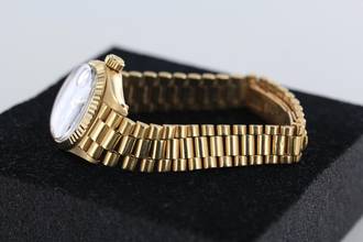 Thumbnail von Rolex Lady-Datejust REF.6917//FULL SET//1979//BLACK DIAL//VOLLGOLD//#809