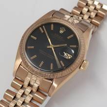 Thumbnail von Rolex Datejust 36 Black Dial Roségold Ref.1607