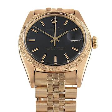 Rolex Datejust 36 Black Dial Roségold Ref.1607