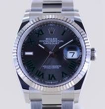 Thumbnail von Rolex Datejust 36 126234 wimbledon roman dial Oysterband Stahl Weißgold ungetragen