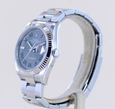 Thumbnail von Rolex Datejust 36 126234 wimbledon roman dial Oysterband Stahl Weißgold ungetragen