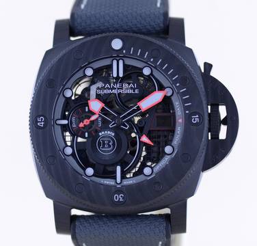 Officine Paneral Submersible 47S BRABUS Black OPS 47mm Carbotech PAM01240 3-Days Limited B+P