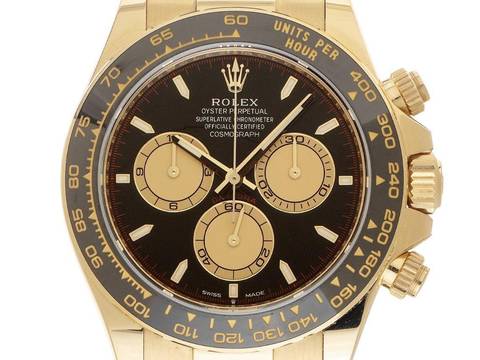  Rolex Daytona Ref.116518 Bj.2026 Full Set Ungetragen Daytona 18kt Gelbgold Kautschuk Faltschließe 