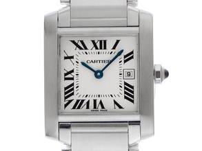  Cartier Tank Française MM Medium Modell Ref.2465 2002 Box&Beschreibung sehr gut Vintage Tank Francaise MM Medium Modell 