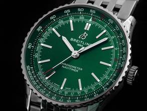 Thumbnail von Breitling Navitimer Ref.A17329371L1A1 2026 Full Set Ungetragen Navitimer Automatic Green Dial