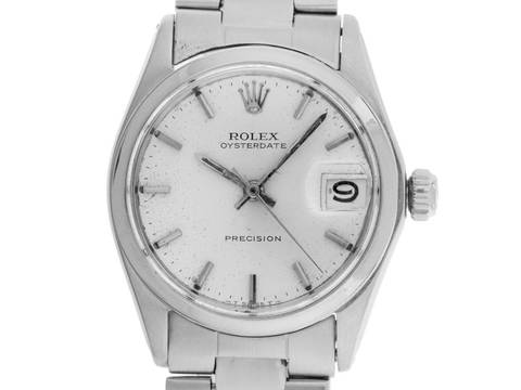  Rolex Oysterdate Precision Ref.6466 Bj.1967 original Box original Vntage Unpoliert Oysterdate Precision Medium open 6/9 