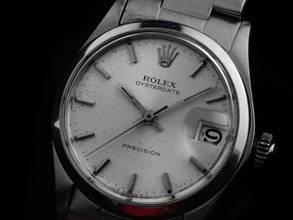 Thumbnail von Rolex Oysterdate Precision Ref.6466 Bj.1967 original Box original Vntage Unpoliert Oysterdate Precision Medium open 6/9