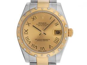 Thumbnail von Rolex Datejust 31 Medium Ref.178343 Bj.2014 Full Set original Vintage Unpoliert Datejust Medium Diamanten Oyster Armband