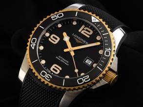 Thumbnail von Longines HydroConquest Ref.L3.781.3.56.9 2025 Full Set wie Neu Hydro Conquest Kautschuk Faltschließe