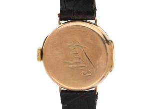 Thumbnail von Rolex Art Deco Art Deco 9kt Gelbgold Klappdeckel Bj.1922 original Box sehr gut Vintage Art Deco 9kt Gelbgold Klappdeckel Krokoleder