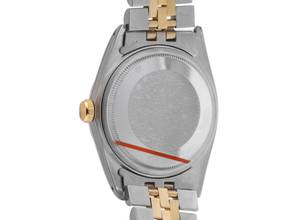 Thumbnail von Rolex Datejust 36 Ref.16013 Bj.1981 Box&Beschreibung sehr gut Vintage Datejust Stahl 18kt Gelbgold open 6/9 Jubilé Armband