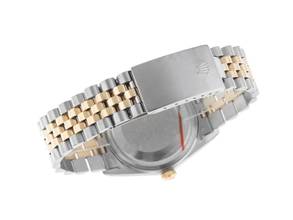 Thumbnail von Rolex Datejust 36 Ref.16013 Bj.1981 Box&Beschreibung sehr gut Vintage Datejust Stahl 18kt Gelbgold open 6/9 Jubilé Armband