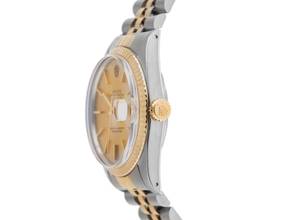 Thumbnail von Rolex Datejust 36 Ref.16013 Bj.1981 Box&Beschreibung sehr gut Vintage Datejust Stahl 18kt Gelbgold open 6/9 Jubilé Armband