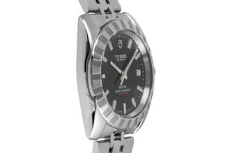 Thumbnail von Tudor Classic Date Black Dial Edelstahl Automatik Herrenuhr Ref. 21010 J-Serie