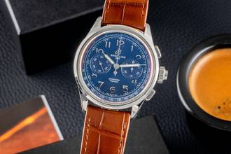 Thumbnail von Breitling Duograph Premier B15 Duograph 42 Handaufzug Ref. AB1510171C1P1 B&P
