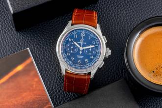 Thumbnail von Breitling Duograph Premier B15 Duograph 42 Handaufzug Ref. AB1510171C1P1 B&P