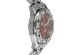 Thumbnail von Omega Seamaster Professional 300M Red Dial Stahl Quarz Ref. 2582.61.00