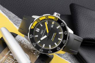 Thumbnail von IWC Aquatimer Automatic 2000 Edelstahl Automatik Black Dial Herrenuhr Ref. IW356801