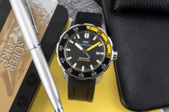 Thumbnail von IWC Aquatimer Automatic 2000 Edelstahl Automatik Black Dial Herrenuhr Ref. IW356801
