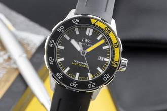 Thumbnail von IWC Aquatimer Automatic 2000 Edelstahl Automatik Black Dial Herrenuhr Ref. IW356801