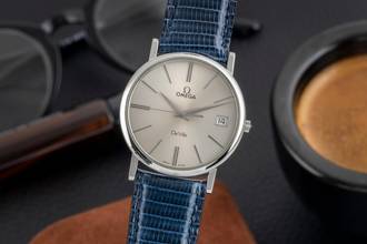 Thumbnail von Omega De Ville Stahl Datum Herrenuhr Medium Size Ref. 196.2432 Klassiker