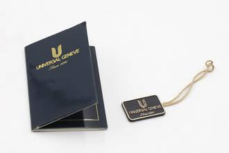 Thumbnail von Universal Genève 18k (0,750) Gold White Dial Herrenuhr Ref. 149.140-22 Papiere