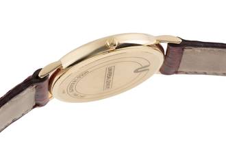 Thumbnail von Universal Genève 18k (0,750) Gold White Dial Herrenuhr Ref. 149.140-22 Papiere