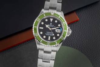 Thumbnail von Rolex Submariner Date Kermit Swiss Made Dial Automatik Herrenuhr Ref. 16610LV